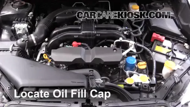 2016 Subaru Crosstrek Limited 2.0L 4 Cyl. Aceite Agregar aceite